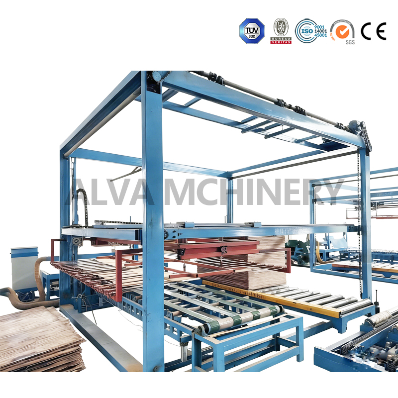 Линия укладки досок