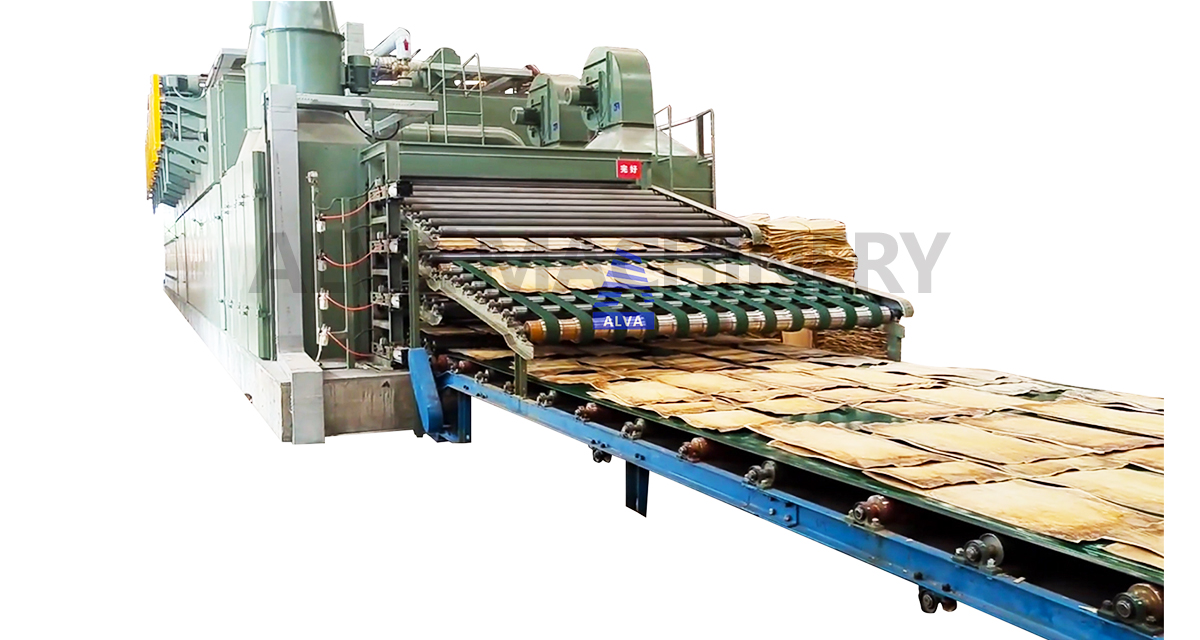 M&aacute;y sấy gỗ đai lưới li&ecirc;n tục để gia c&ocirc;ng v&aacute;n &eacute;p